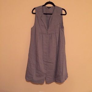 Eileen fisher gray sleeveless top XL