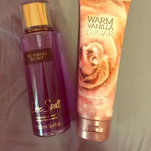 Lotion and perfume set