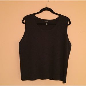 Eileen Fisher sleeveless sweater XL