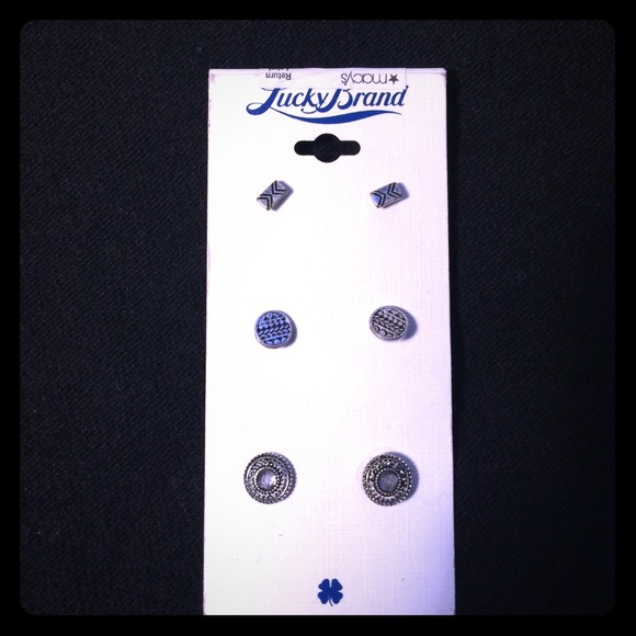 Lucky Brand Set of 3 Earrings