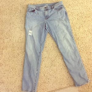 Ann Taylor Loft Relaxed Skinny Jeans -- Size 12