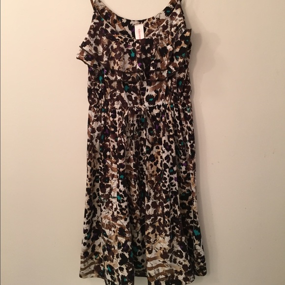 Animal print summer dress. Size small.