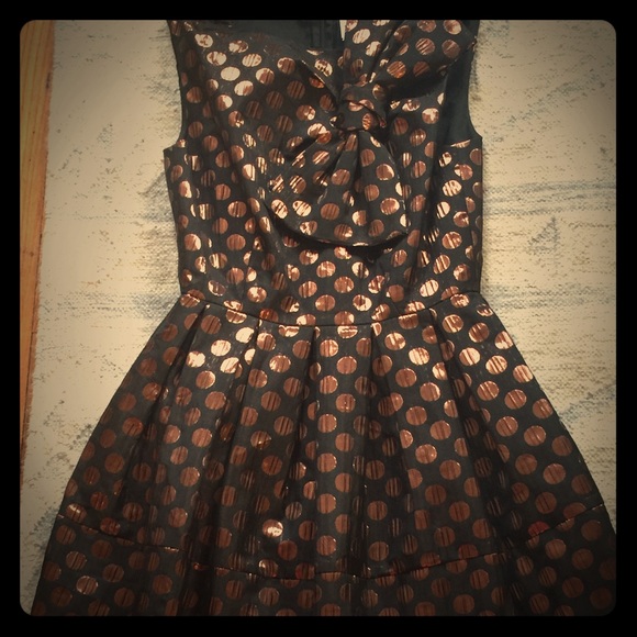Anthropologie: Glitzen Bow Dress - Size 4