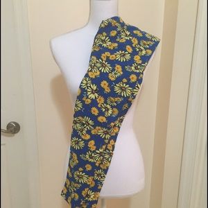 OS-Unicorns, blue with yellow flowers, Yoga band