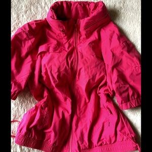 Hot Pink Spring Maternity Jacket