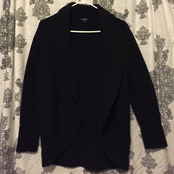 Black Sweater Cardigan