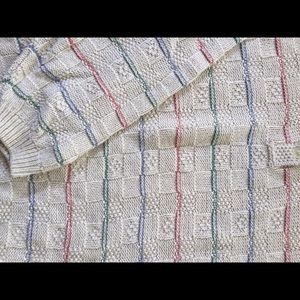 Vintage Button-neck Sweater