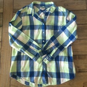 Madewell cozy flannel shirt