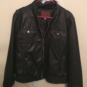 Leather jacket