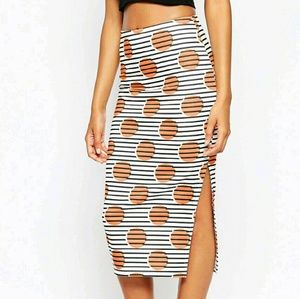 Asos striped skirt