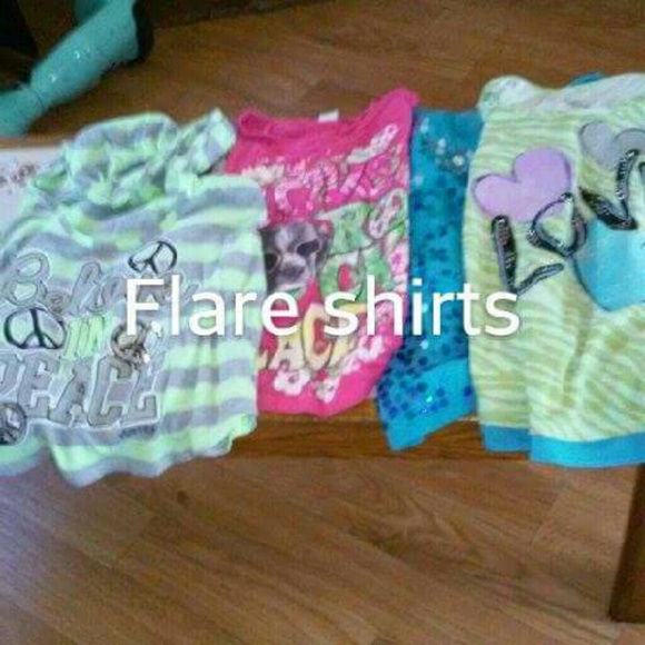4 Flare shirts - Picture 1 of 1