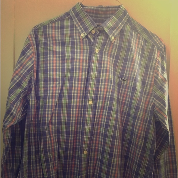 Vineyard Vines Slim Fit Whale Shirt Large