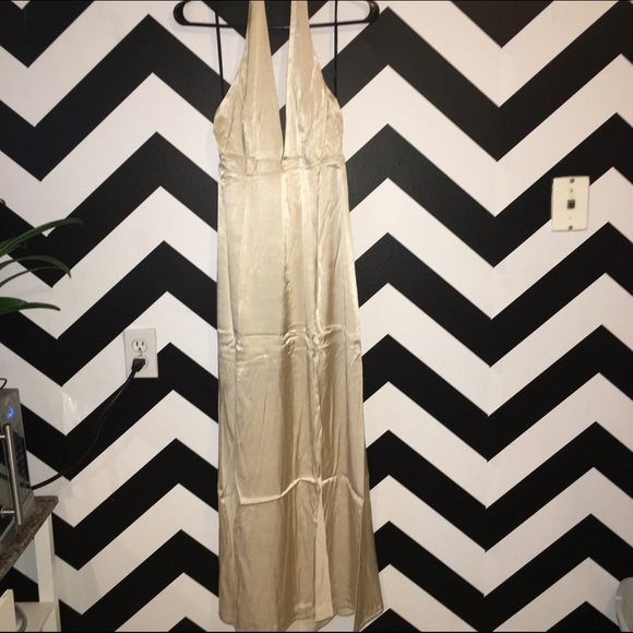 TODAY ONLY‼️🆕 Double Slit Satin Maxi Dress - Picture 3 of 4