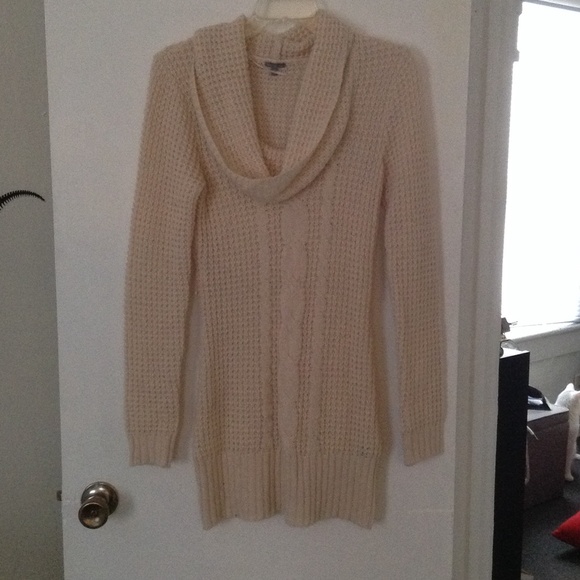 Forever 21 cream sweater dress- medium