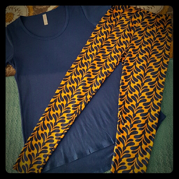 LulaRoe Classic tee+ tween leggings set