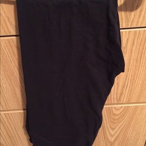 Lularoe Tall and Curvy Black Leggings