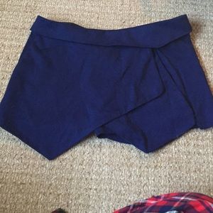 Blue skirt shorts