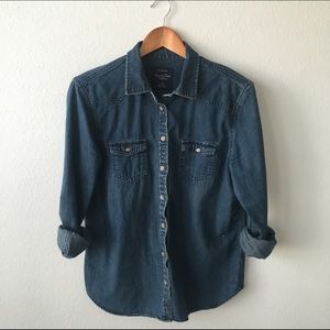 CHAMBRAY TOP