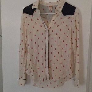 Medium button down blouse from Target