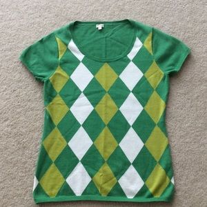 J Crew Argyle Sweater