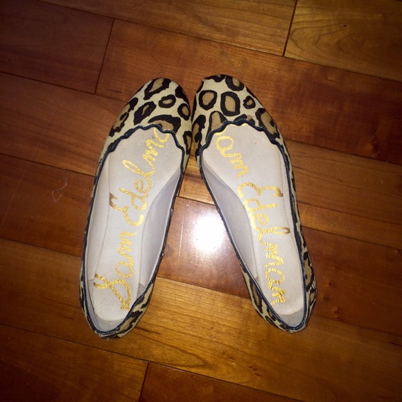 Sam Edelman cheetah flats size 7