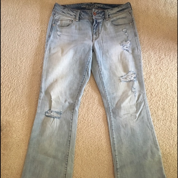 American Eagle distressed jeans sz 10 short