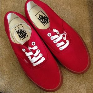 Brand new red vans