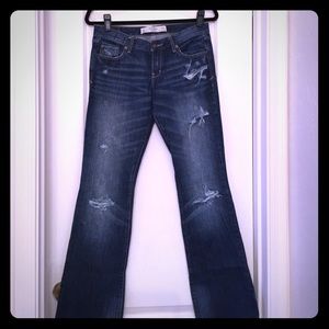 Abercrombie boot cut jeans