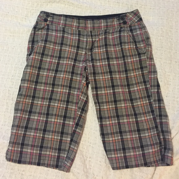 Plaid The Nirth Face golf/hiking shorts