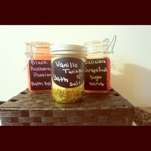Homemade sugar scrub