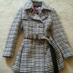 Girls Hounds Tooth Coat Very  Stylish
