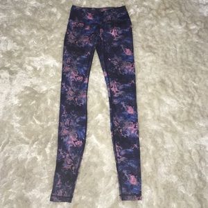 Floral lululemon leggings