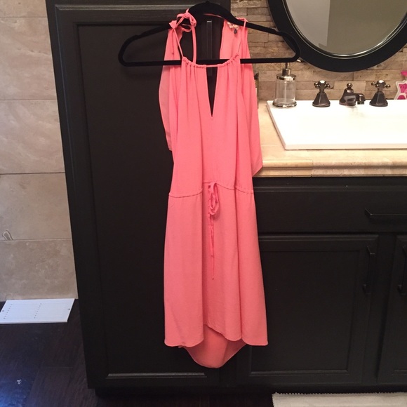 Rebecca Taylor drawstring open back dress