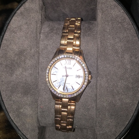 Citizen Eco- Drive Rose Gold Watch Never Worn - Picture 1 of 4