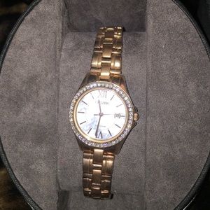 Citizen Eco- Drive Rose Gold Watch Never Worn