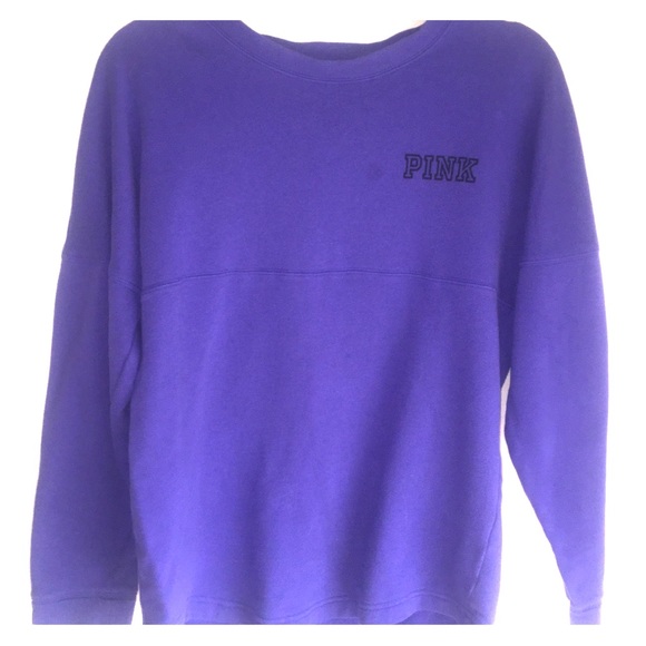 Pink/VS varsity long sleeve TShirt