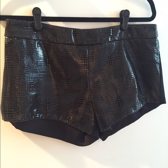 Mason By Michelle Mason Patent Leather Short