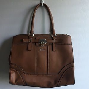 Brown large Guess shoulder bag