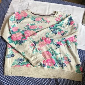 American Eagle floral sweater