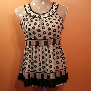 Darling Flowy Peplum Blouse