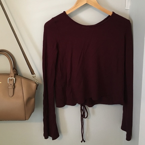 Wine Colored Sweater
