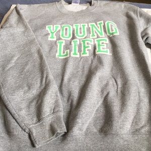 Grey young life pullover