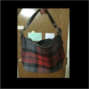 Coach wool handbag