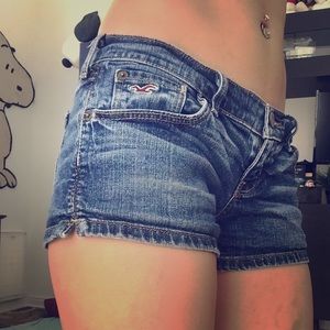 Hollister denim shorts