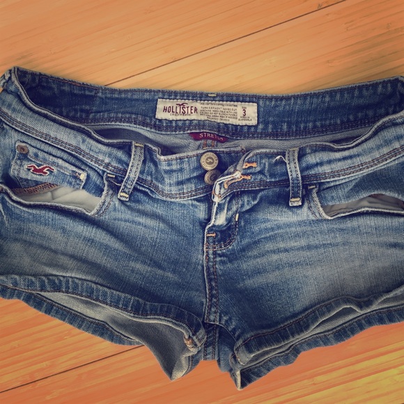 Denim shorts