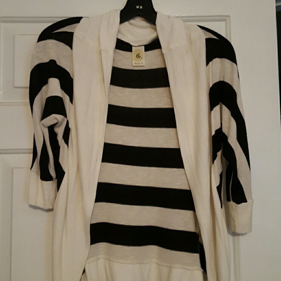 Striped cardigan