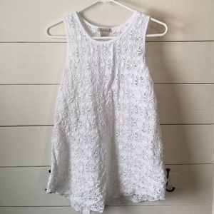 White Lucky brand tank top