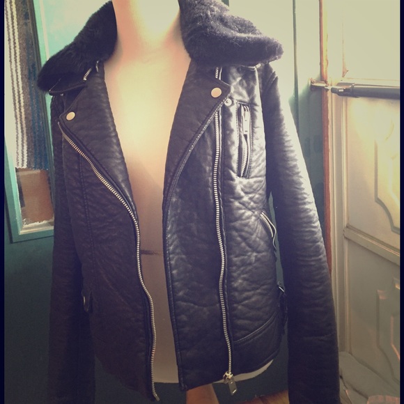 Faux Leather Jacket