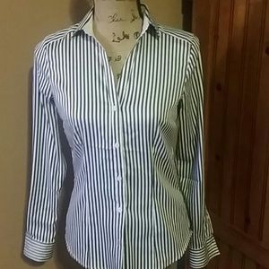 Striped button down H&M