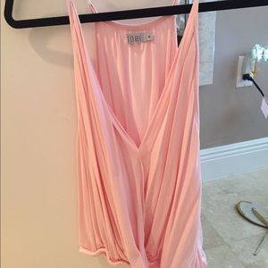 Tobi Criss- Cross wrap front tank top